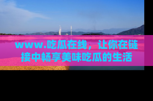 www.吃瓜在线,让你在链接中畅享美味吃瓜的生活