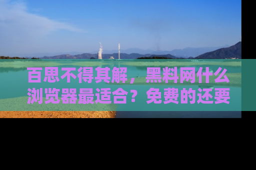 百思不得其解，黑料网什么浏览器最适合？免费的还要能吃瓜太难了！