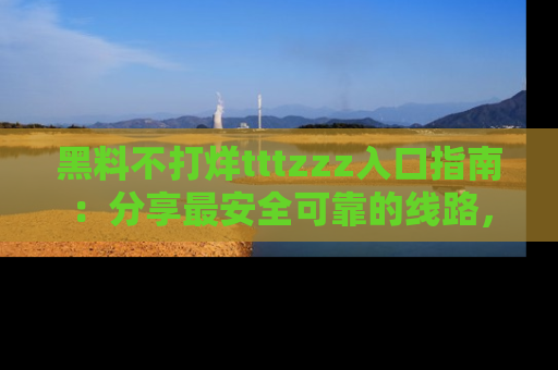 黑料不打烊tttzzz入口指南：分享最安全可靠的线路，轻松获取最新八卦！