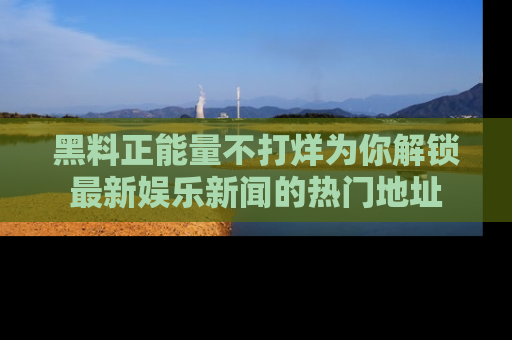 黑料正能量不打烊为你解锁最新娱乐新闻的热门地址