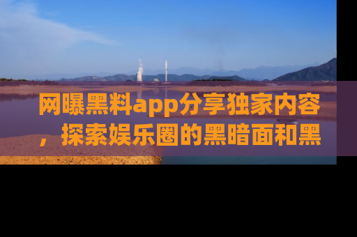 网曝黑料app分享独家内容，探索娱乐圈的黑暗面和黑料